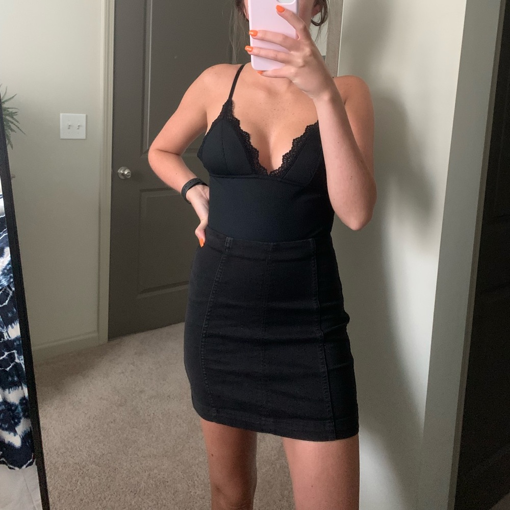 Black Lace Bodysuit